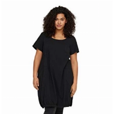 Zizzi Große Größen Damen Kurzarm Baumwollkleid Gr - Plus Size Damen Kleidung 46-48 Black